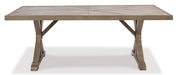 Beachcroft Dining Table with Umbrella Option