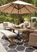 Beachcroft Dining Table with Umbrella Option