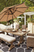 Beachcroft Outdoor Dining Table with 2 Chairs and 2 Benches