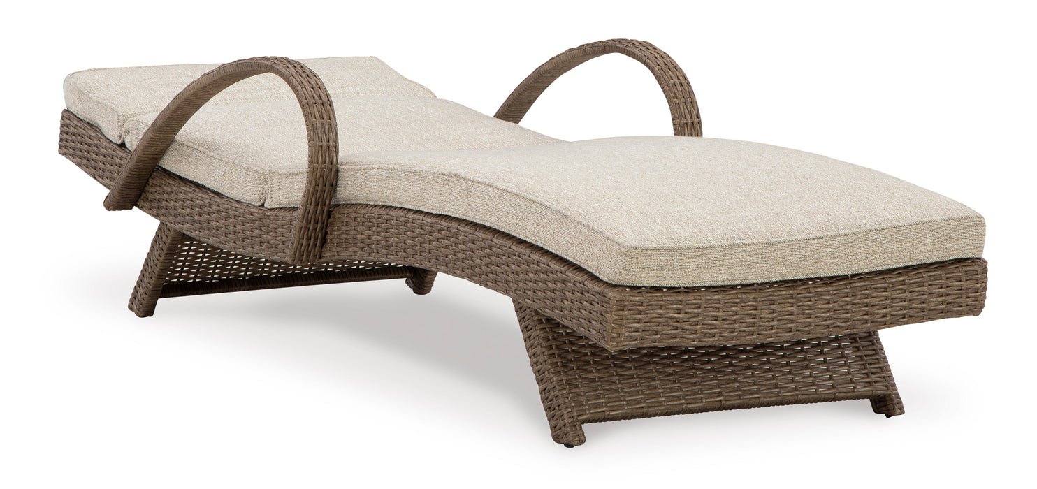 Beachcroft Outdoor Chaise Lounge with Cushion