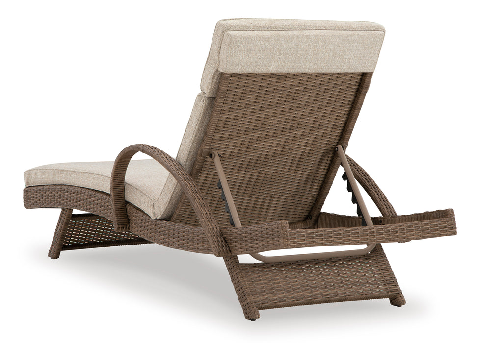 Beachcroft Outdoor Chaise Lounge with Cushion