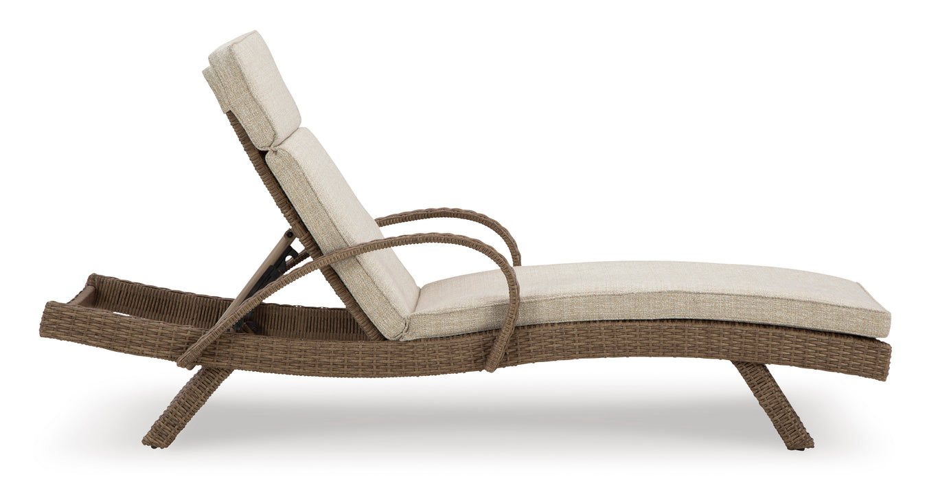 Beachcroft Outdoor Chaise Lounge with Cushion