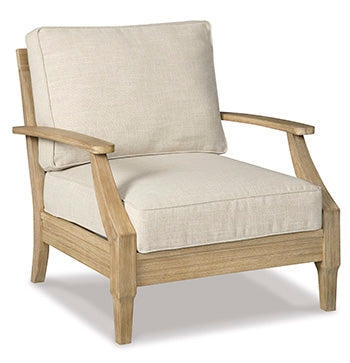 Clare View Sofa with Cushion - Brown/Beige