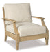 Clare View Sofa with Cushion - Brown/Beige