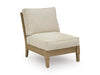 Clare View Sofa with Cushion - Brown/Beige