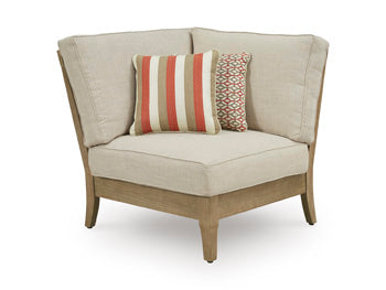 Clare View Sofa with Cushion - Brown/Beige