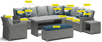Naples Beach Bench Cushion - image 1