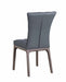 Modern Tufted Side Chair w/ Solid Wood Frame - 2 per box PEGGY-SC-GRY