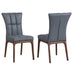 Modern Tufted Side Chair w/ Solid Wood Frame - 2 per box PEGGY-SC-WAL