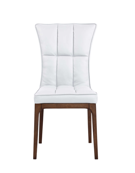 Modern Tufted Side Chair w/ Solid Wood Frame - 2 per box PEGGY-SC-WAL