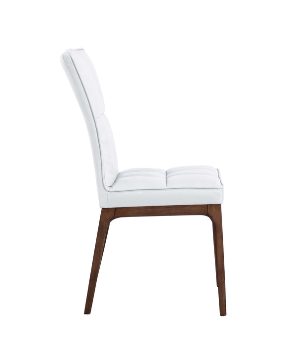 Modern Tufted Side Chair w/ Solid Wood Frame - 2 per box PEGGY-SC-WAL