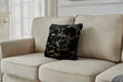 Agnes Luxury Chinchilla Faux Fur Gilded Pillow (22 In. x 22 In.)
