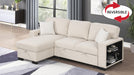 Pinto Sectional – Pinto Sectional in Beige by Galaxy Home Furnishings