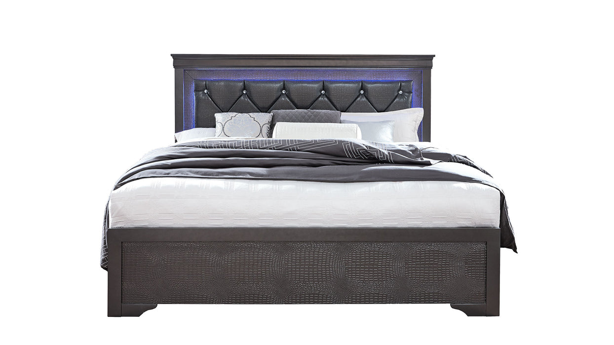 Pompei Bed - Grey