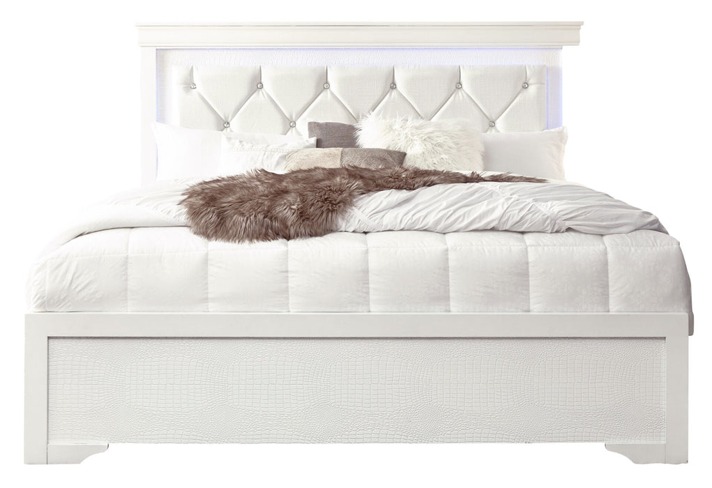 Pompei Bed - White