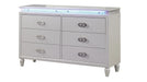 Perla Dresser – Perla/Passion Dresser Milky White by Galaxy Home Furnishings