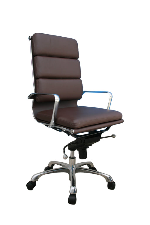 Plush Brown High Back Office Chair 176471