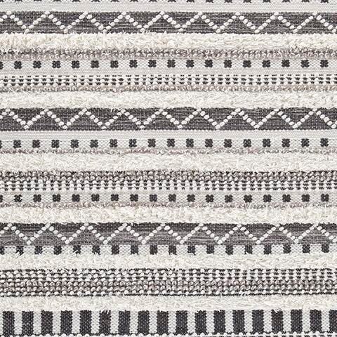 Karalee 5' x 7' Rug - White;Brown/Beige