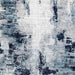 Leonelle 5'3" x 7'3" Rug - White;Black/Gray;Blue
