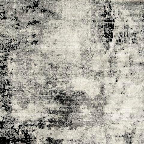 Zekeman 5'3" x 7'7" Rug - Black/Gray;Brown/Beige