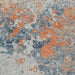 Wraylen 5'3" x 7' Rug - Orange;Yellow;Blue;Brown/Beige