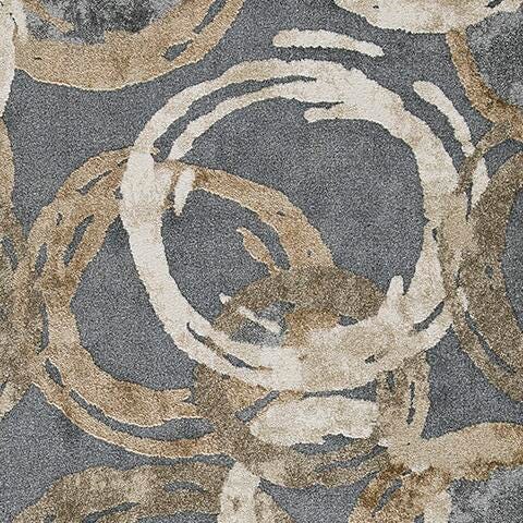 Faelyn 7'10" x 9'10" Rug - Black/Gray;Brown/Beige