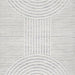 Lambworth 7'10" x 10' Rug - White;Black/Gray