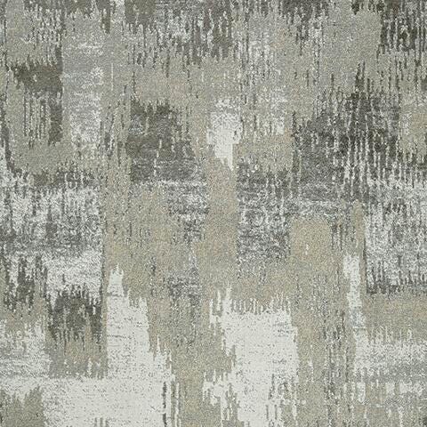 Arriston 7'10" x 10' Washable Rug - Black/Gray;Blue;Brown/Beige