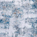 Garyard 5' x 7' Washable Rug - White;Black/Gray;Blue