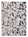 Jettner 7'10" x 10' Rug - White;Black/Gray;Brown/Beige