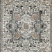 Gregmoore 7'9" x 9'11" Washable Rug - White;Black/Gray;Brown/Beige