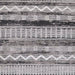 Henchester 5' x 7' Washable Rug - White;Black/Gray