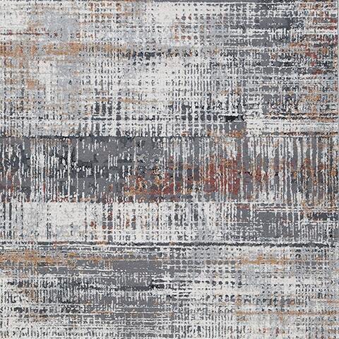 Rhettner 5'3" x 7'3" Rug - Black/Gray;Brown/Beige