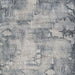 Langrich 7'10" x 10'6" Rug - White;Black/Gray;Blue