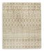 Bunchly 4'11" x 7'2" Washable Rug - Brown/Beige