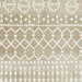 Bunchly 4'11" x 7'2" Washable Rug - Brown/Beige