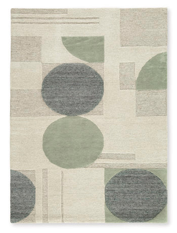 Dallane 8' x 10' Rug - Black/Gray;Blue;Green