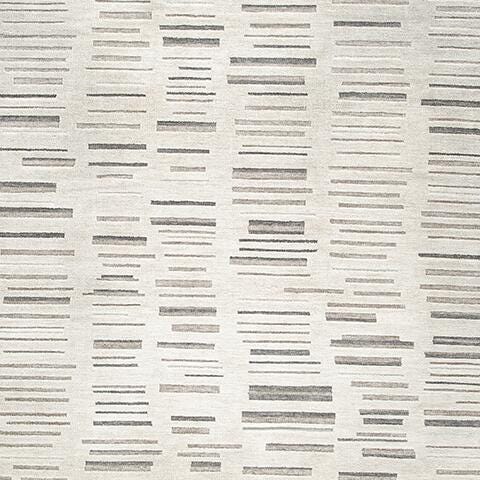 Leesdale 8' x 10' Rug - White;Black/Gray;Brown/Beige