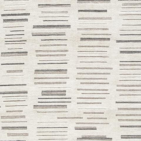 Leesdale 8' x 10' Rug - White;Black/Gray;Brown/Beige