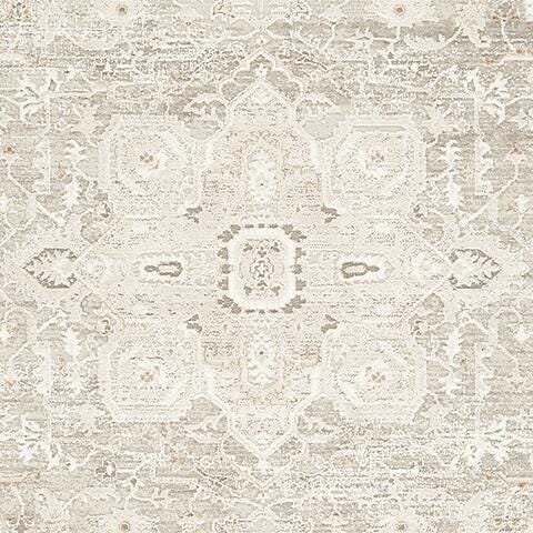 Gatwell 8' x 10' Rug - White;Black/Gray;Brown/Beige