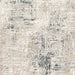 Gentor 8' x 10' Rug - White;Black/Gray;Blue;Brown/Beige