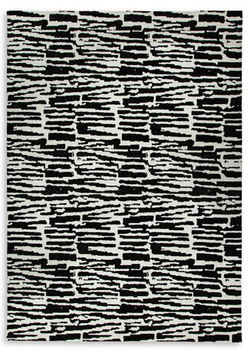 Bramshaw 5' x 7' Rug - White;Black/Gray