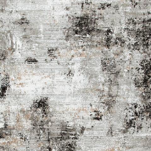 Langwell 8' x 10' Rug - Black/Gray;Brown/Beige