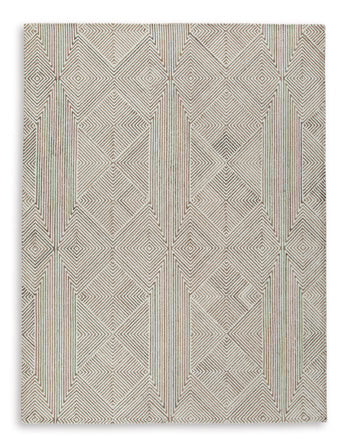 Jadott 5' x 7' Rug - Brown/Beige
