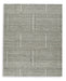 Jossen 5' x 7' Rug - Black/Gray;Brown/Beige