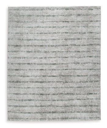 Laddway 5' x 7' Rug - Brown/Beige;Green