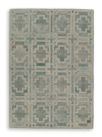 Jossland 8' x 10' Rug - Brown/Beige;Green