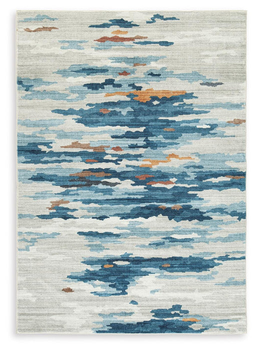 Vinlett 5' x 7' Washable Rug - image 1
