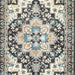 Leningston 5' x 7' Washable Rug - Yellow;Black/Gray;Blue;Red/Burgundy
