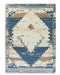 Varnler 8' x 10' Rug - Blue;Brown/Beige